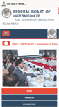 Mobile Screenshot of fbise.edu.pk